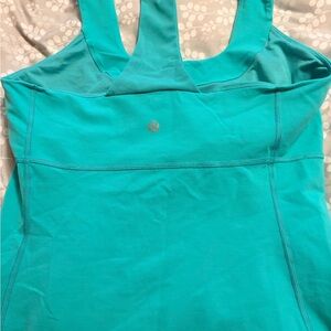 lululemon athletica Turquoise Racerback Tank